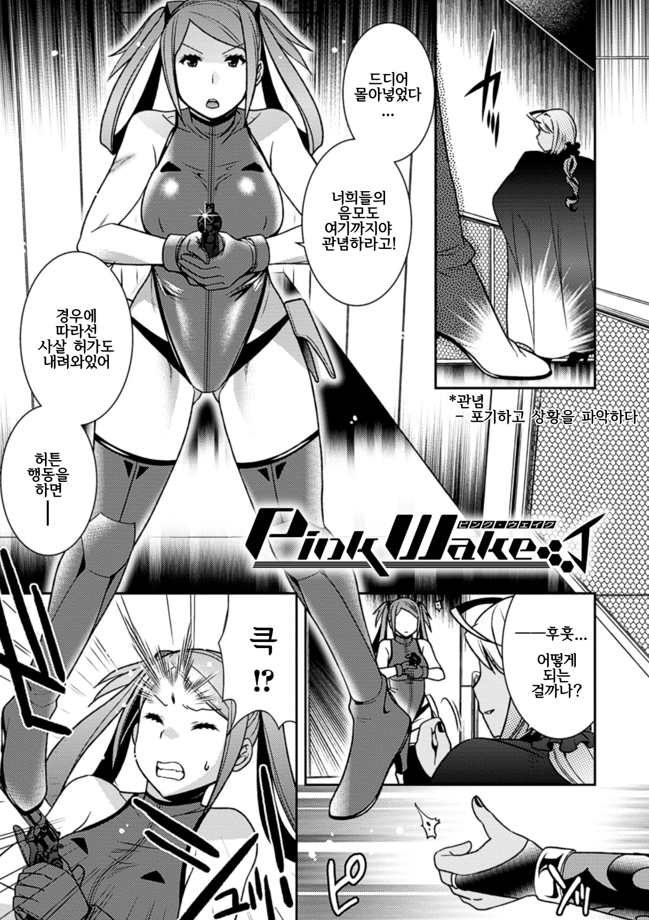 Pink Wake page 1 full