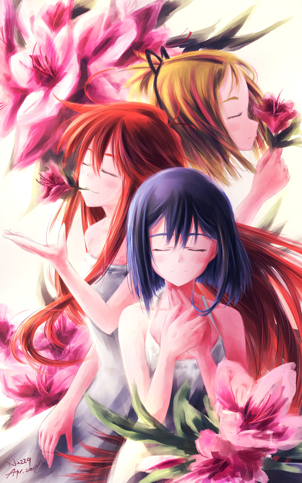 Flip Flappers Art page 1 full