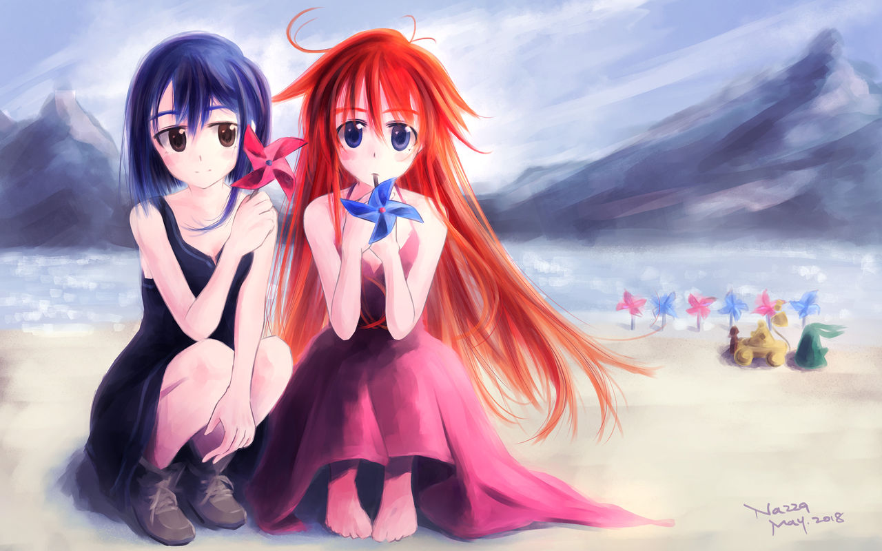 Flip Flappers Art page 4 full