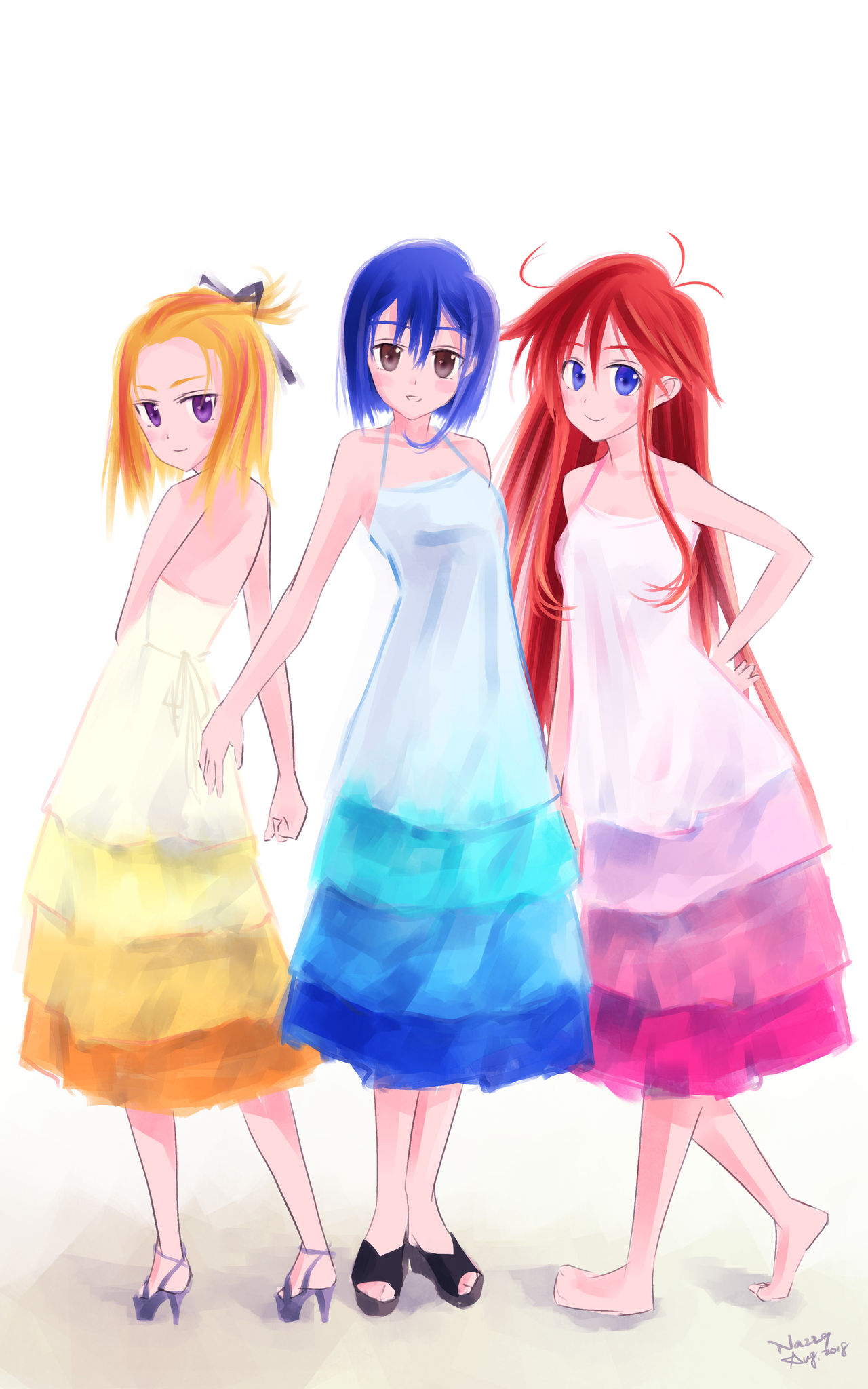 Flip Flappers Art page 7 full