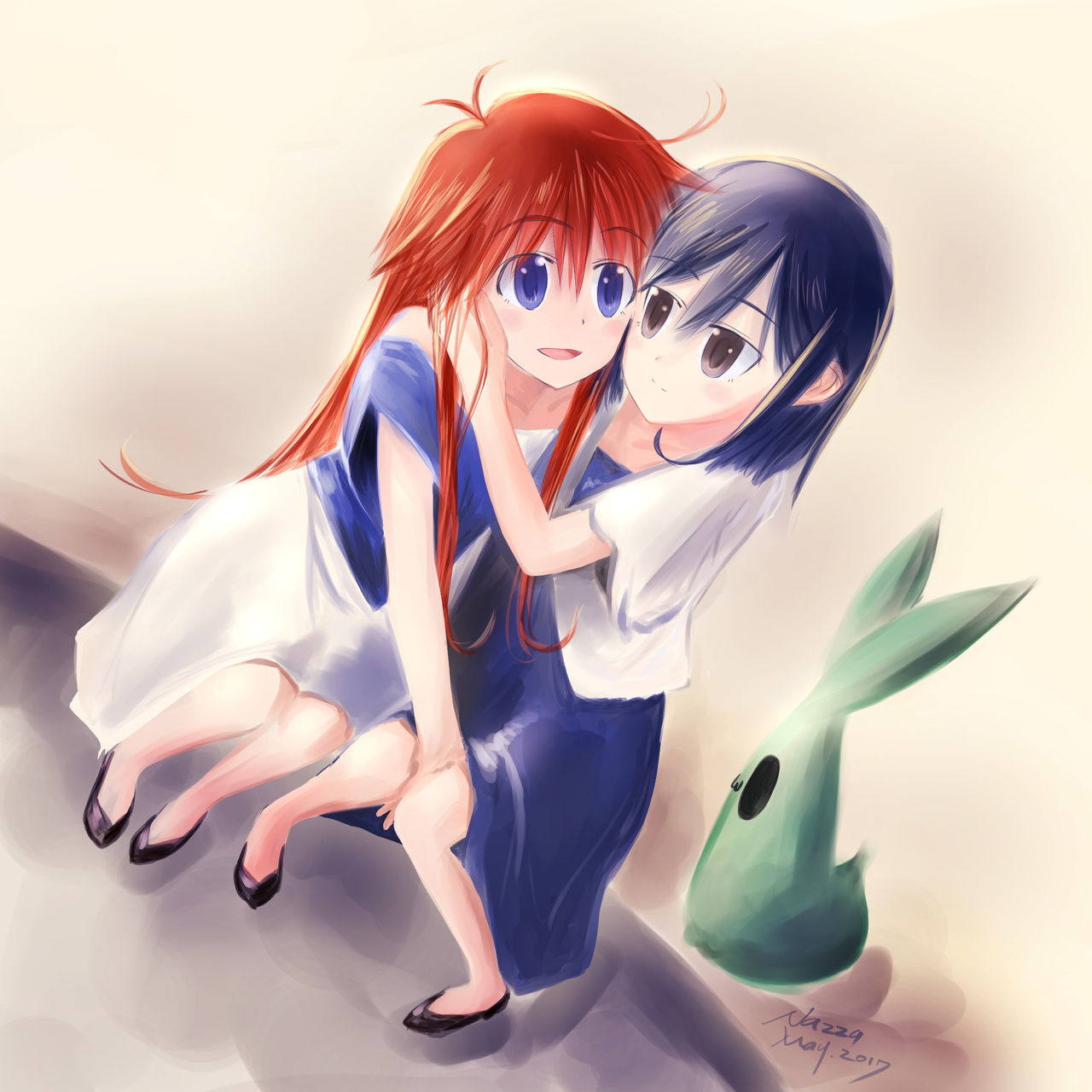 Flip Flappers Art page 8 full