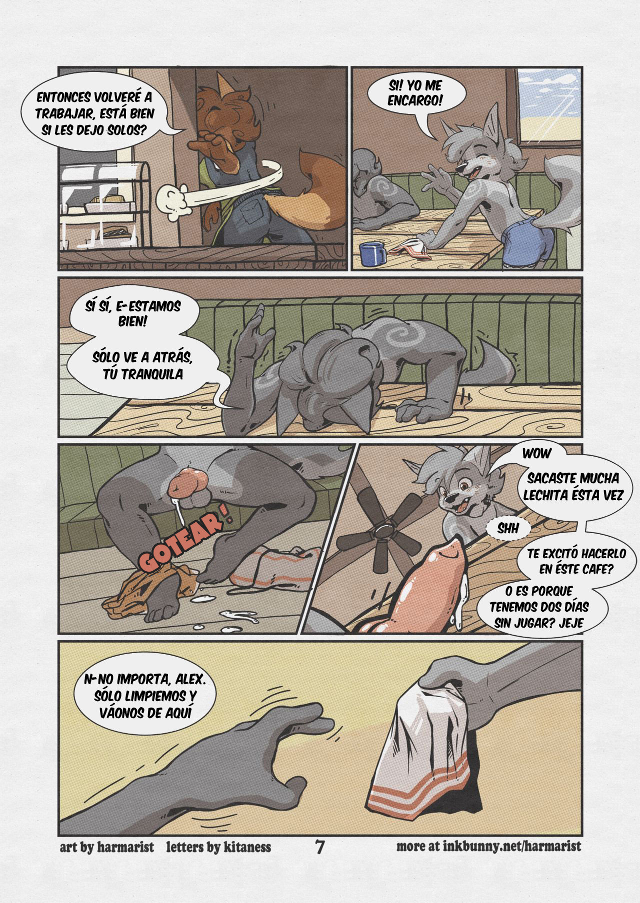 Sheath and Knife "A Beach Side Story" page 8 full