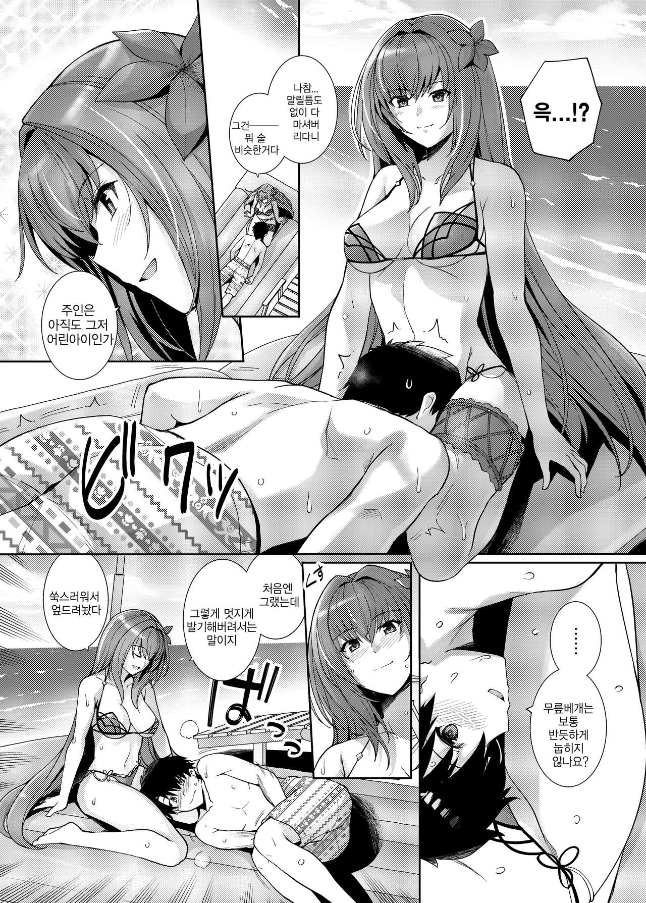 Mizugi Shishou to Koibito Ecchi Suru Hon. | 수영복 스승님과 연인 섹스하는책 page 5 full