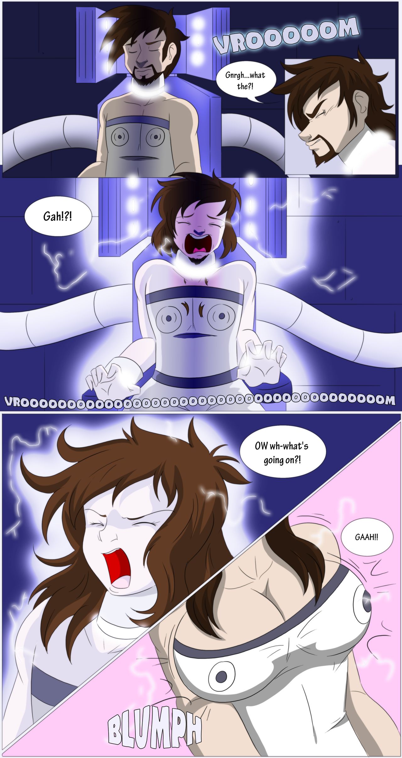 Create Your Own Princess TG Comic Gender Bender/Transformation page 6 full