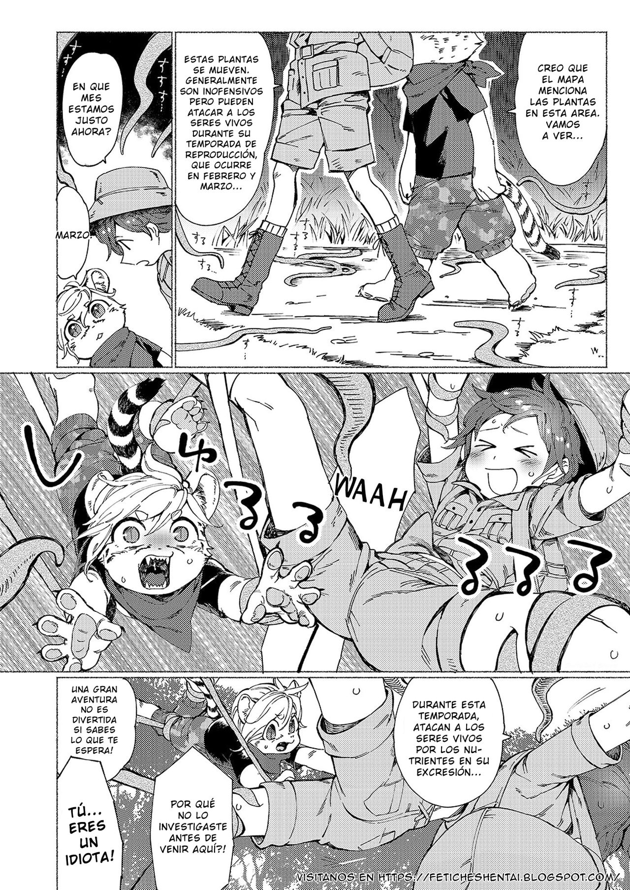 Jungle Bokki ~1-bonme ♂ Tobidashita~ page 3 full