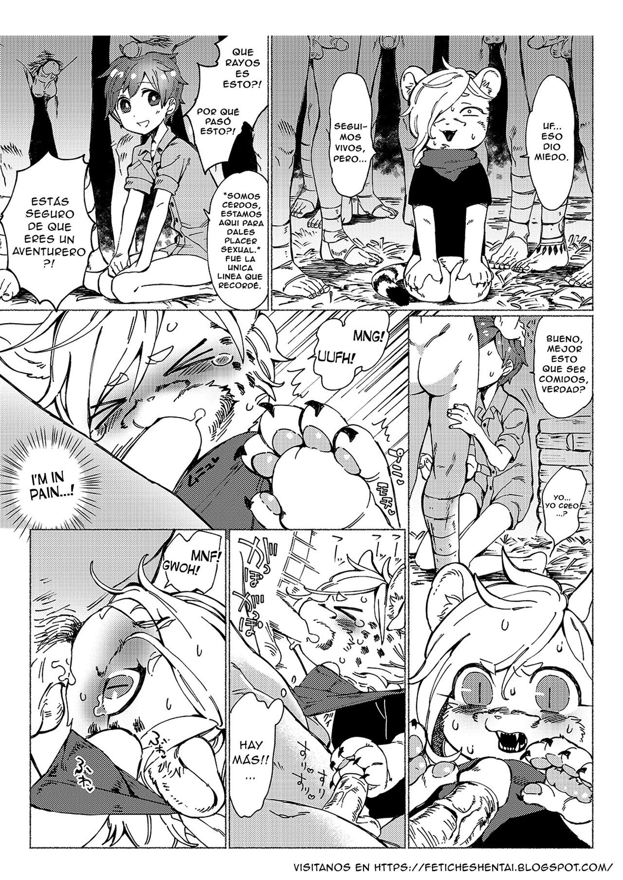 Jungle Bokki ~1-bonme ♂ Tobidashita~ page 9 full