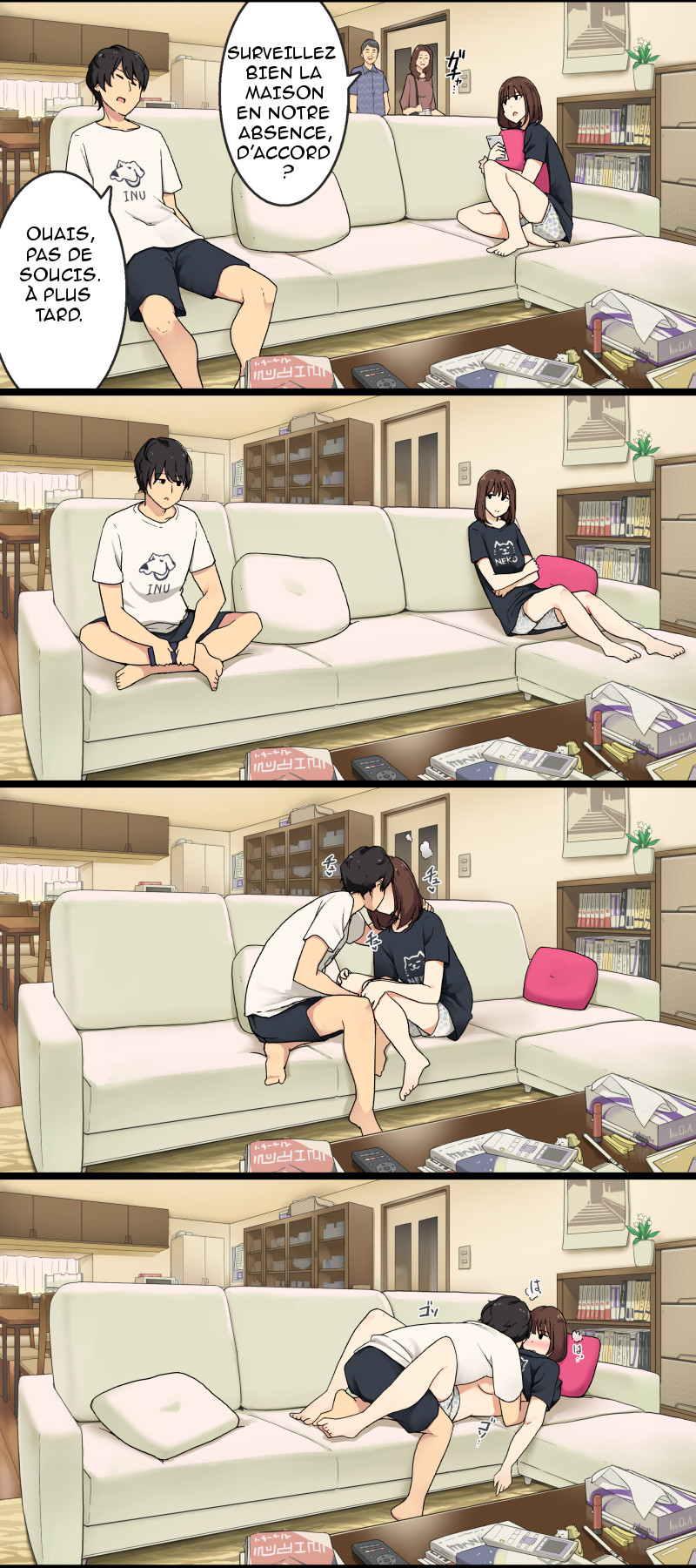 Oya ga Mitenai Kan ni Sex Shiteru Shitei, H Scene Append ver page 1 full