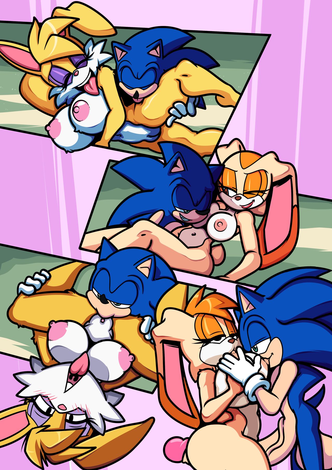 Sonic Girls Easter page 2 full