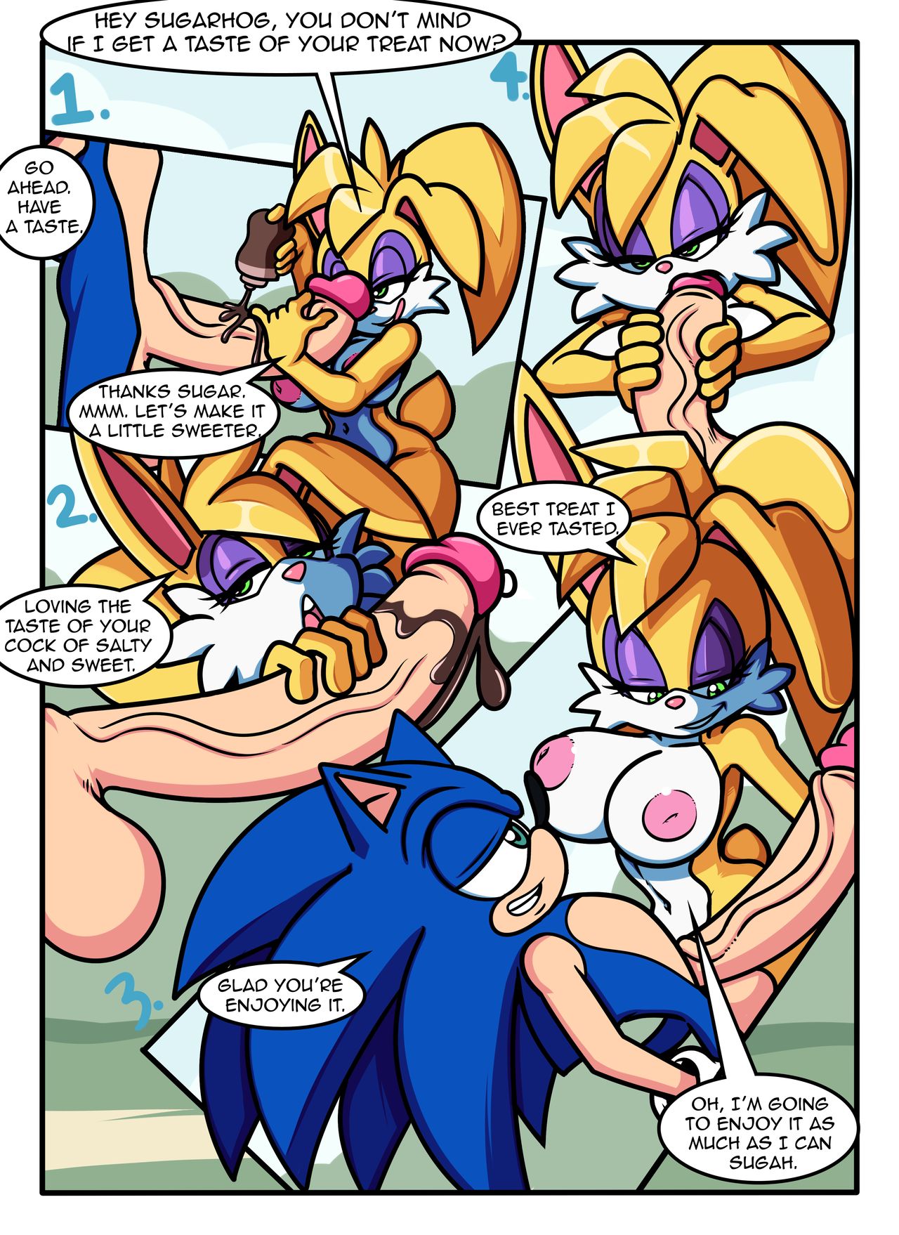 Sonic Girls Easter page 3 full