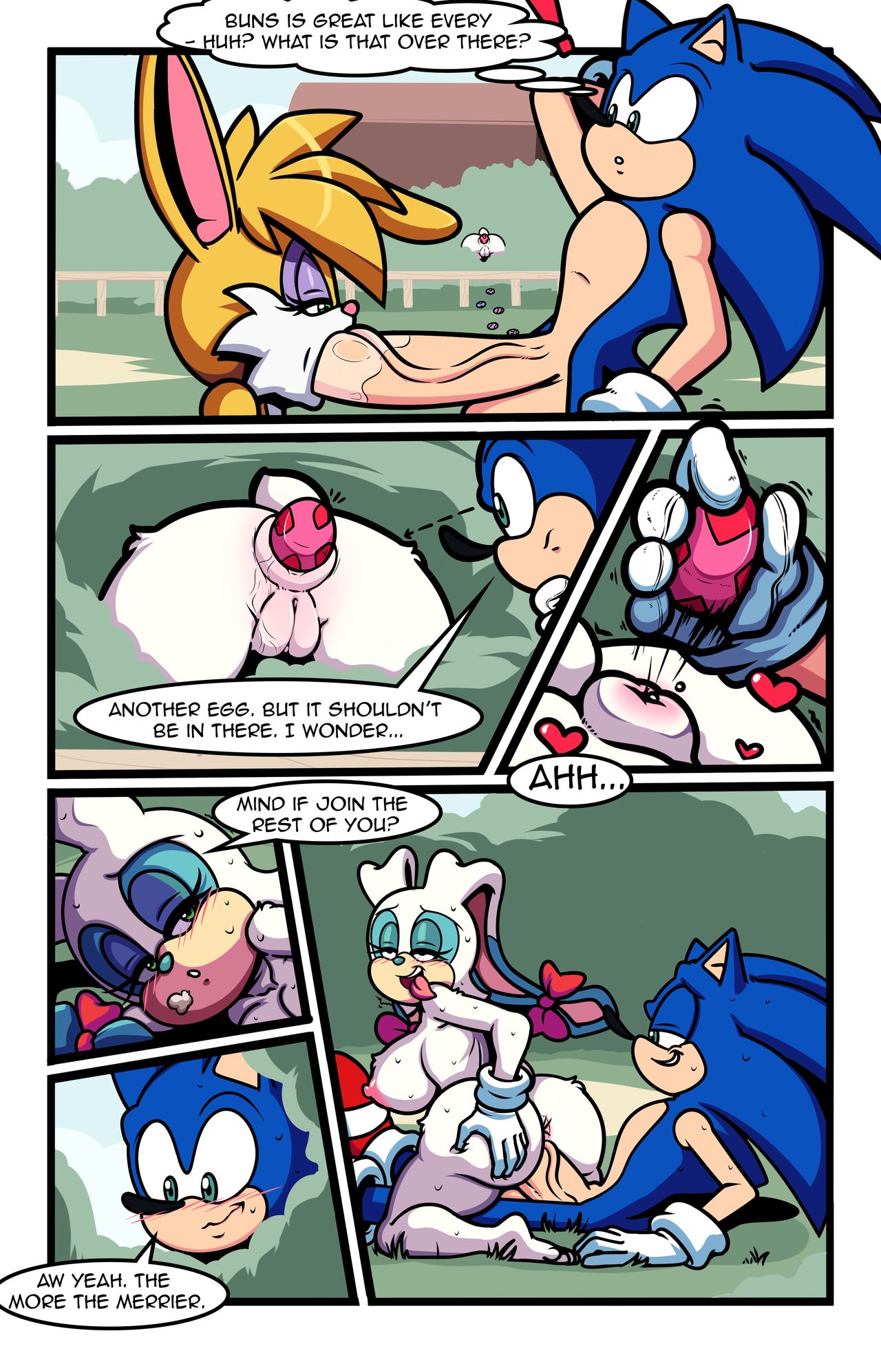 Sonic Girls Easter page 5 full