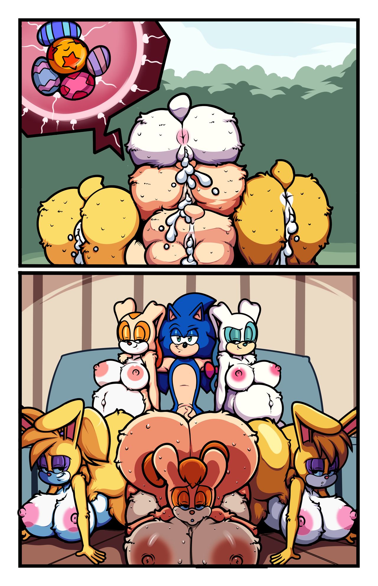Sonic Girls Easter page 7 full