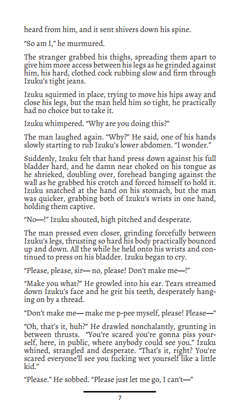 Debauched Deku Black Whip: A Midoriya "Deku" Izuku R18 Hard Kinks Fanzine page 7 full