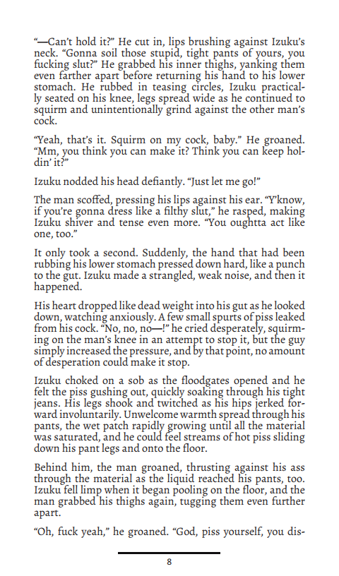 Debauched Deku Black Whip: A Midoriya "Deku" Izuku R18 Hard Kinks Fanzine page 8 full
