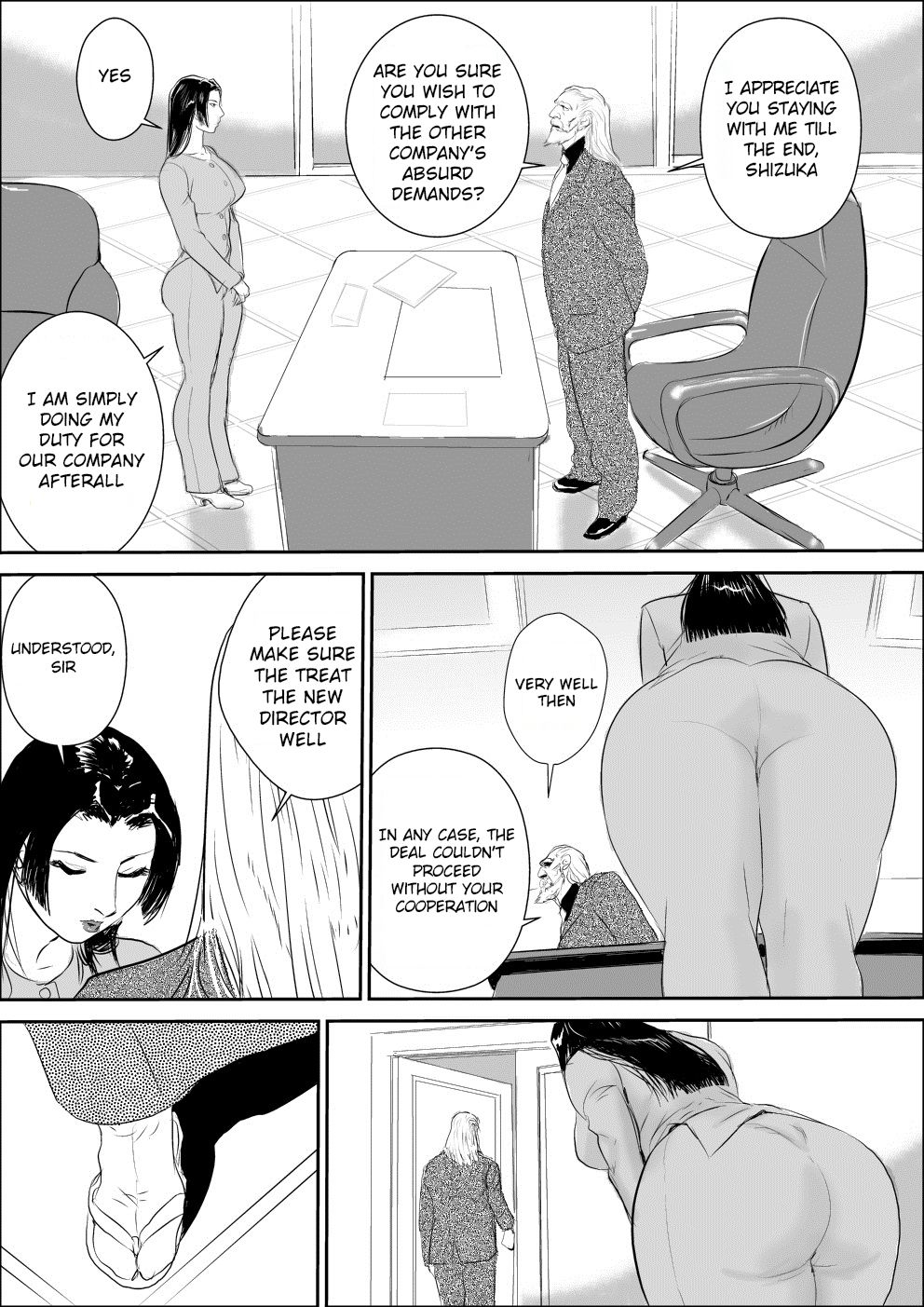Mesu Kachou Jogeza Gaiden - Kunoo Shizuka no Baai page 4 full