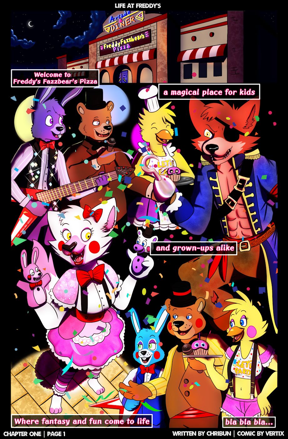 Life At Freddy's Chapter 1 page 3 full