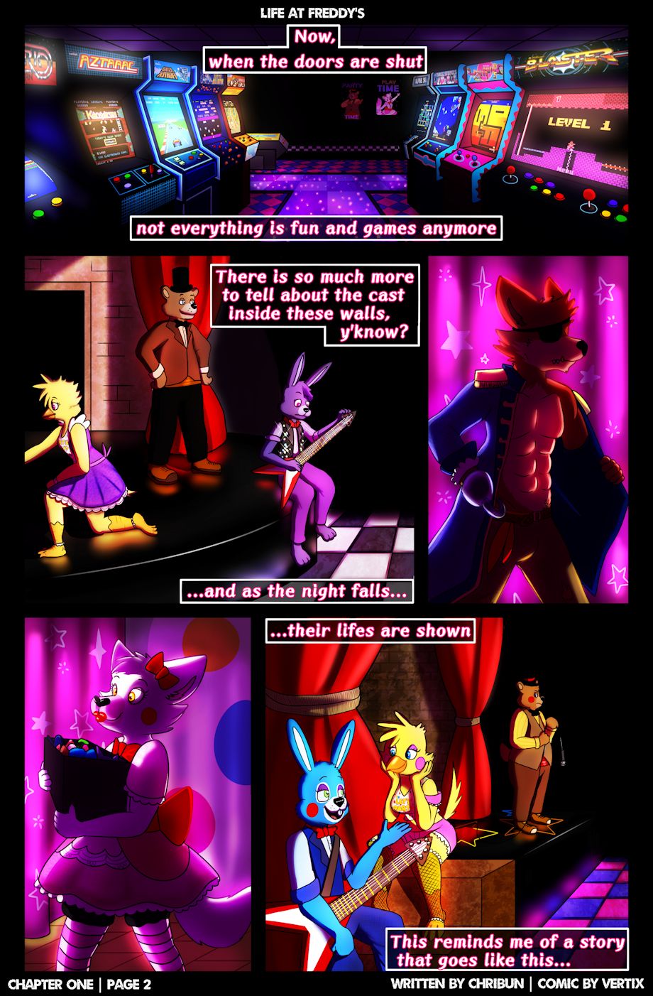 Life At Freddy's Chapter 1 page 4 full