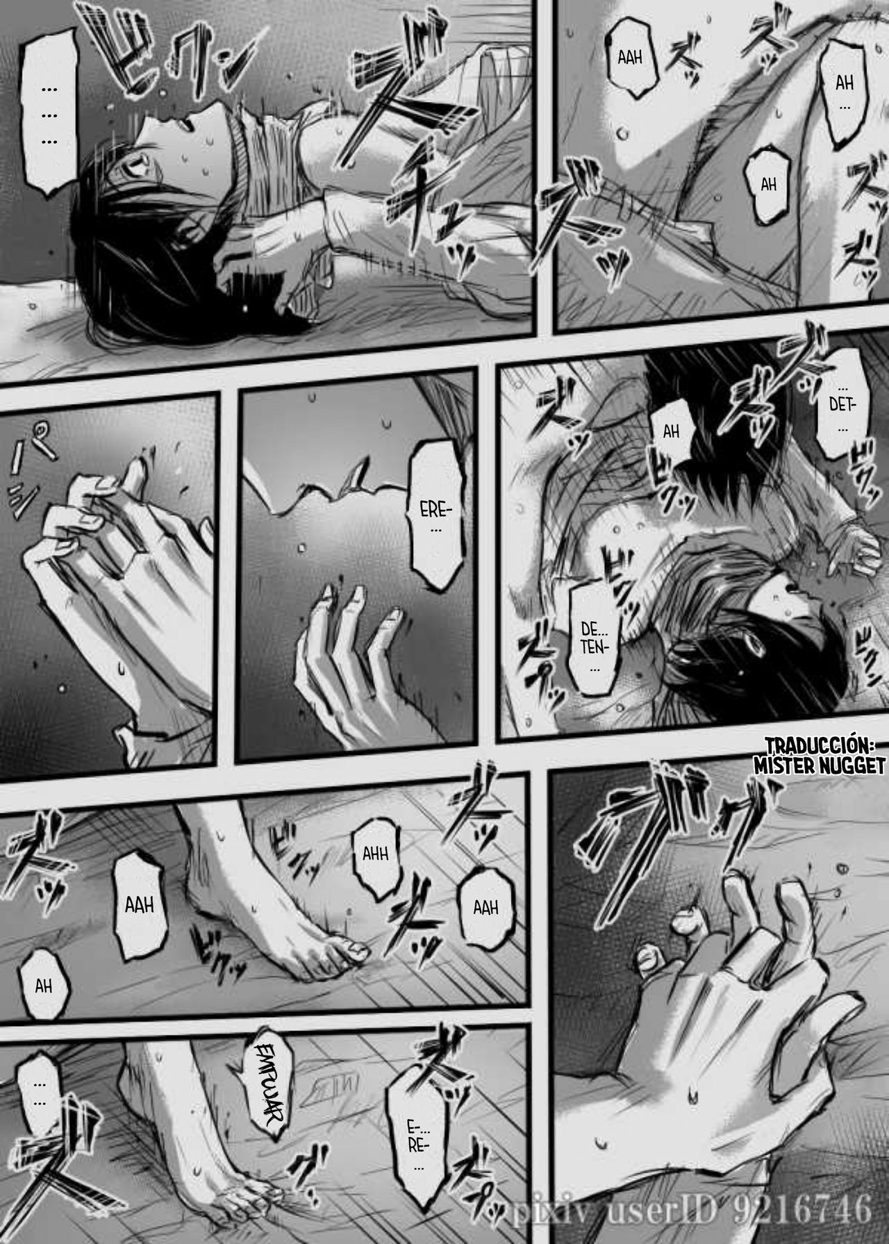 Eren X Mikasa R-18 Manga page 9 full