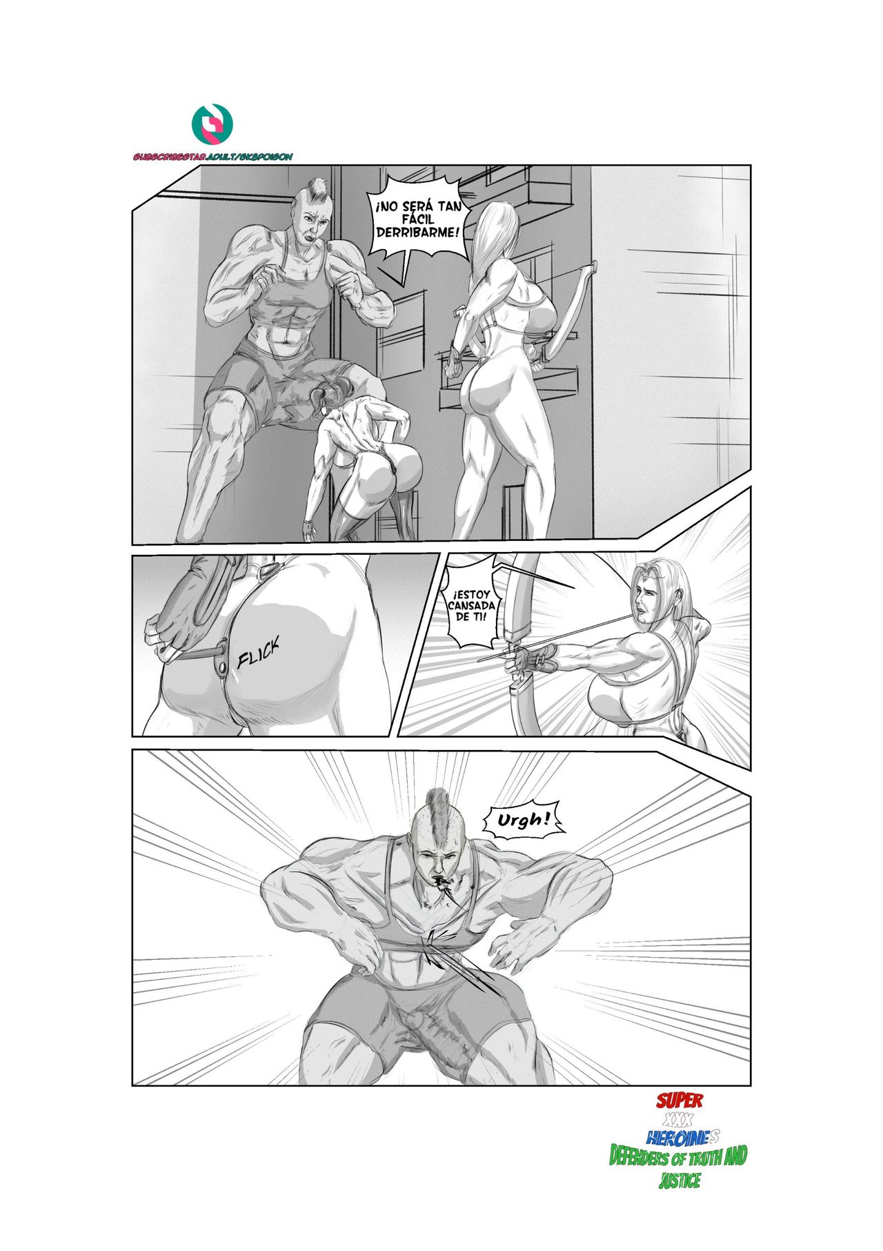 Super Heroines XXX The Invasion of the Underworld Part 01 page 10 full