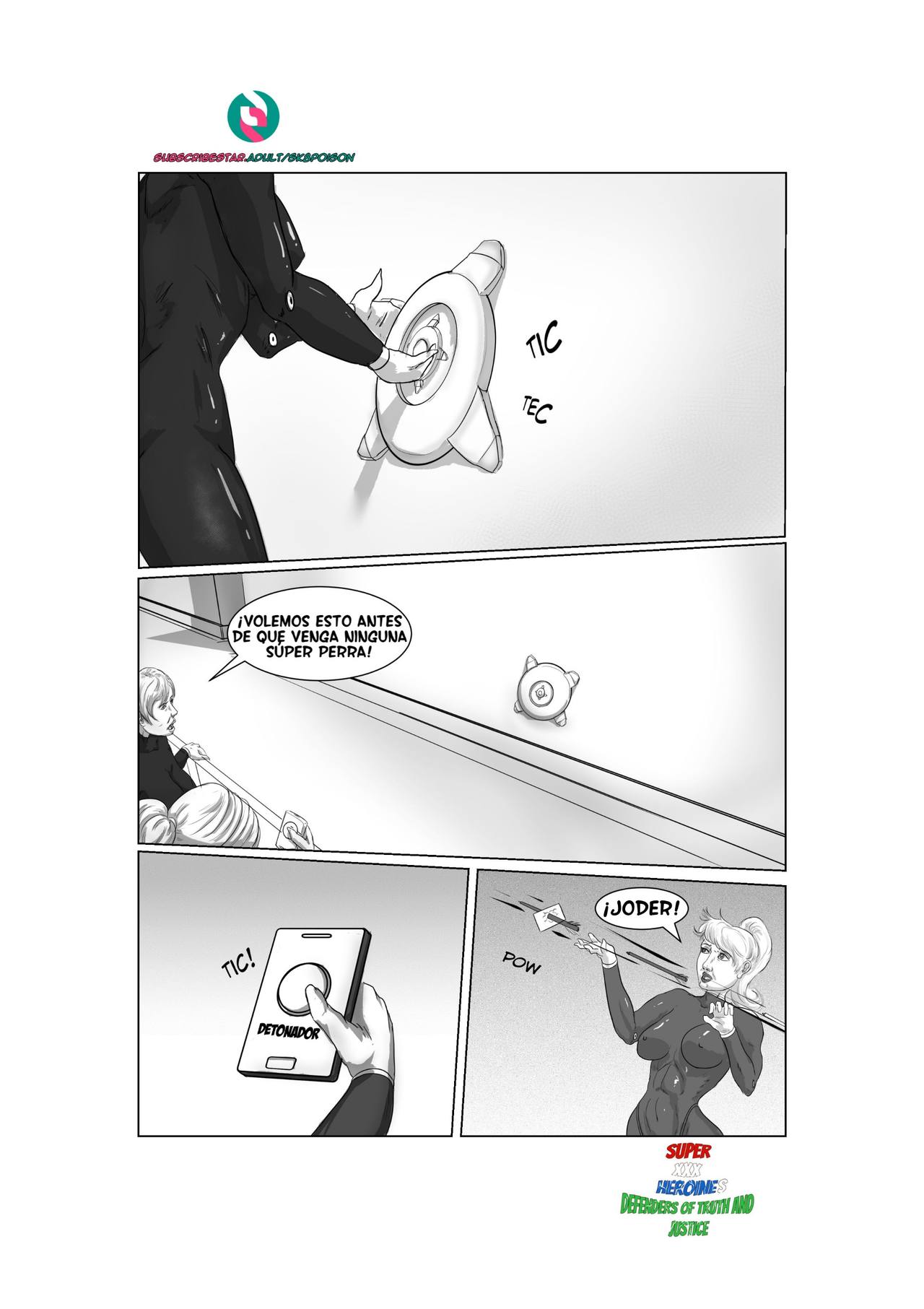 Super Heroines XXX The Invasion of the Underworld Part 01 page 3 full
