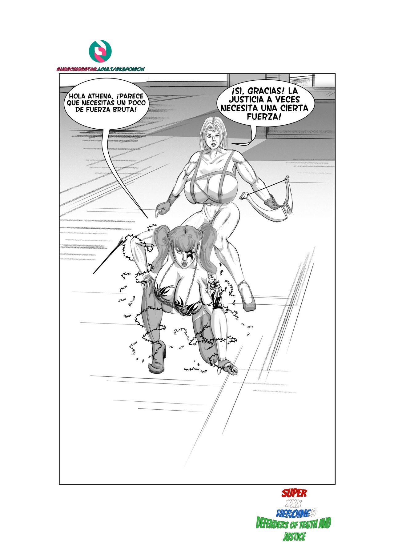 Super Heroines XXX The Invasion of the Underworld Part 01 page 9 full