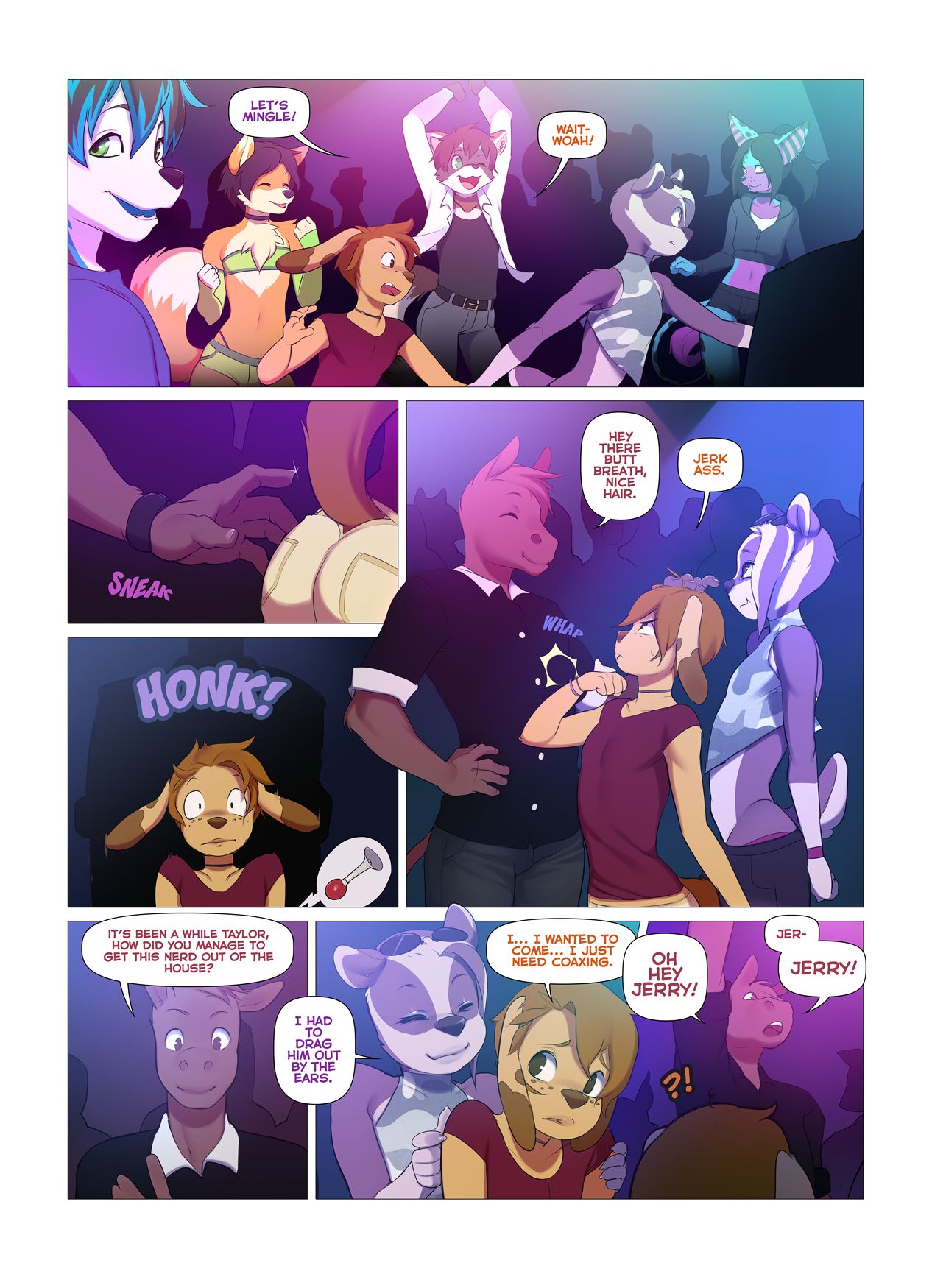 Bold Moves + inks + sketches page 3 full