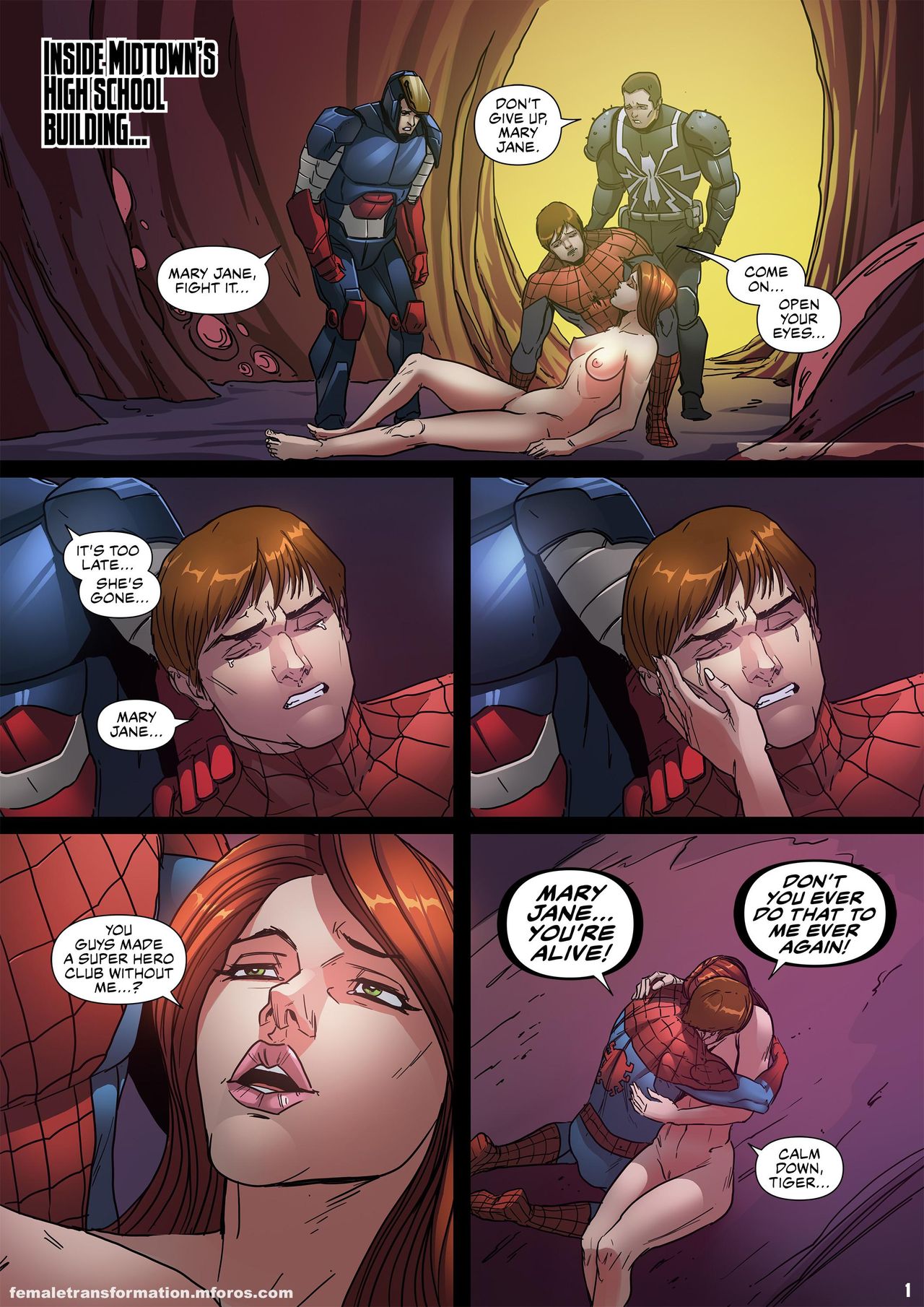 Symbiote Queen #3 page 4 full