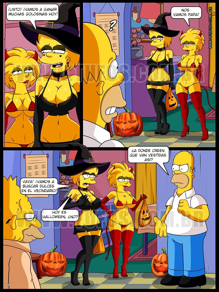 Noche de Halloween  Los Simpsons page 3 full