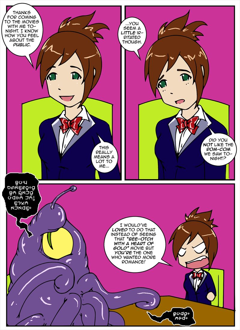 A DATE WITH THE TENTACLE MONSTER 1-12 and the Halloween Special page 2 full