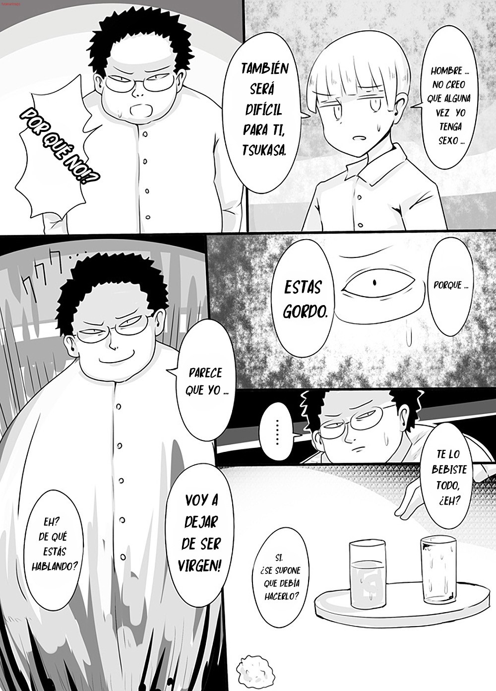 Shiraga no Danshi Koukousei ga Akuyuu ni Hamerarete Ayashii Kusuri o Nomasaretara Nyotaika Shite Shimattakeredo Nashikuzushi-teki ni SEX suru Funiki ni Natte Iru. page 5 full