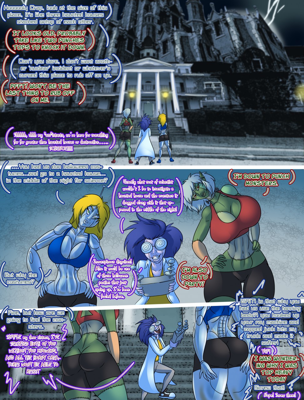 TTwister Comic: Spooky Shenanigans page 2 full