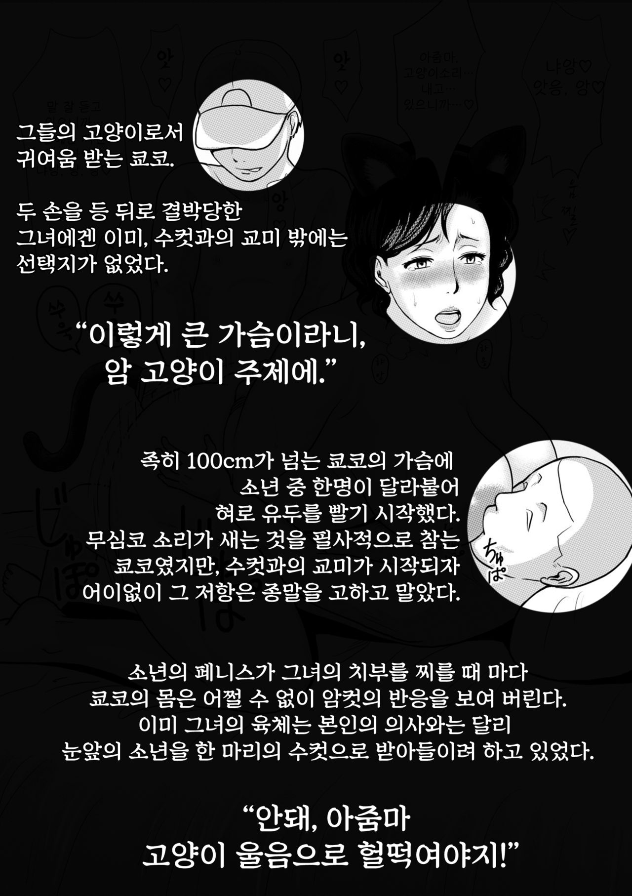 Neko ni Sareta Hitozuma | 고양이가 된 유부녀 page 4 full