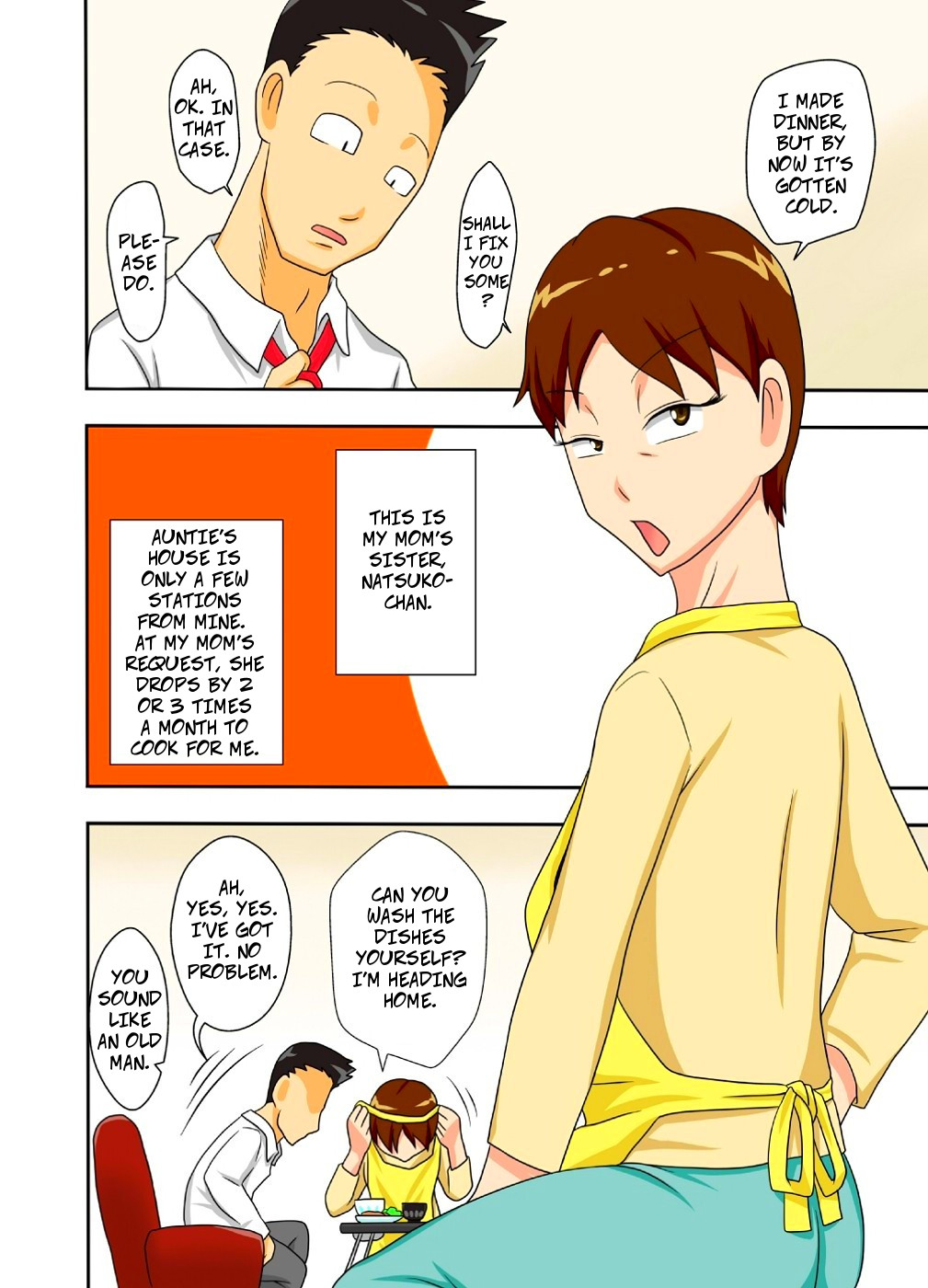 Aunt Visiting Nephew - Page 2 - IMHentai