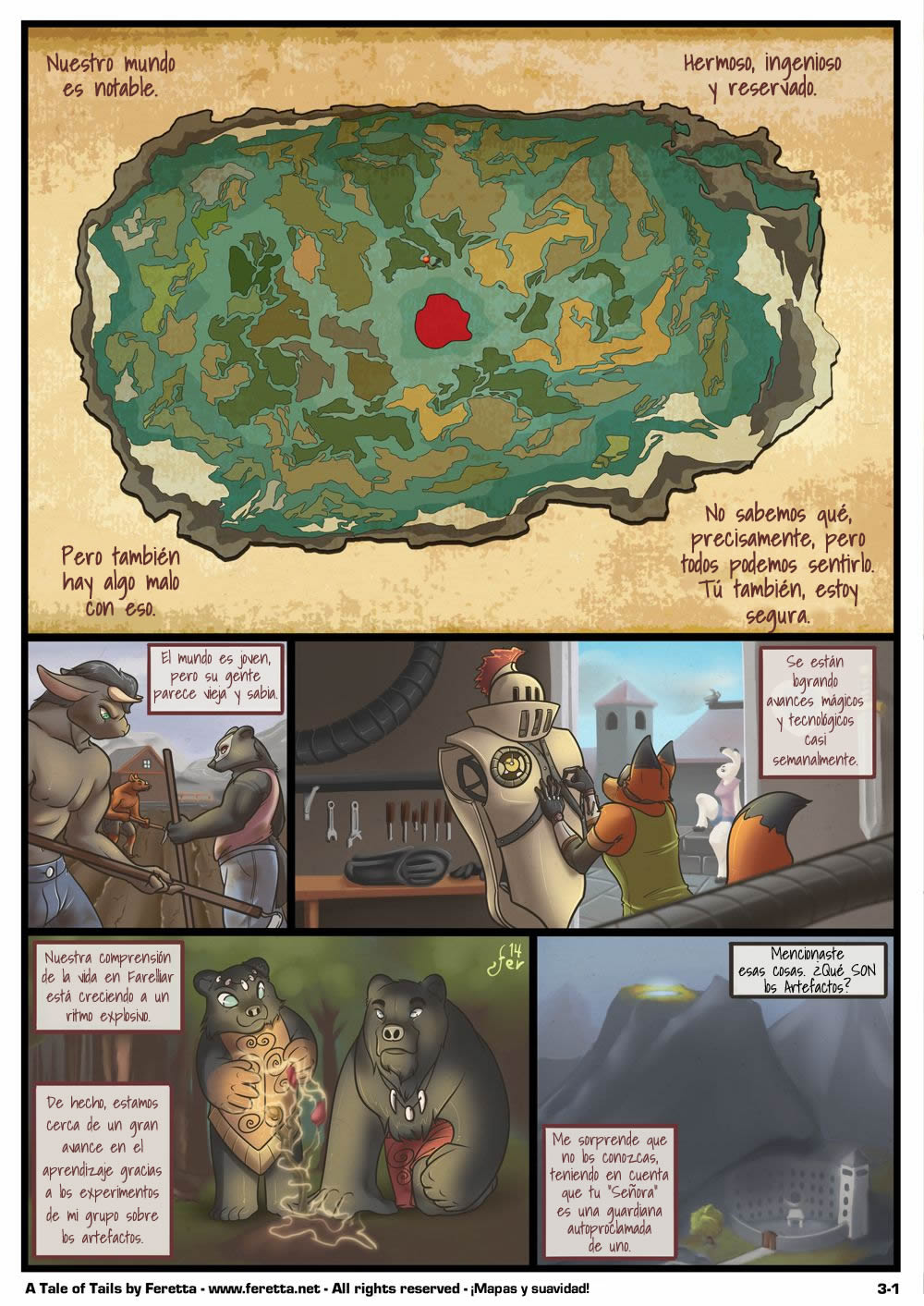 A Tale of Tails: Capitulos 3 Arraigada en Pesadillas page 2 full