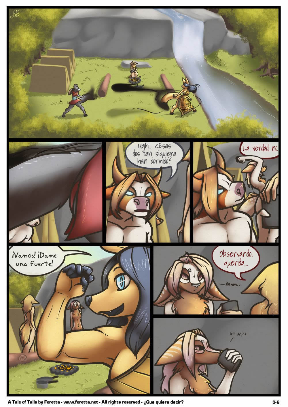 A Tale of Tails: Capitulos 3 Arraigada en Pesadillas page 7 full