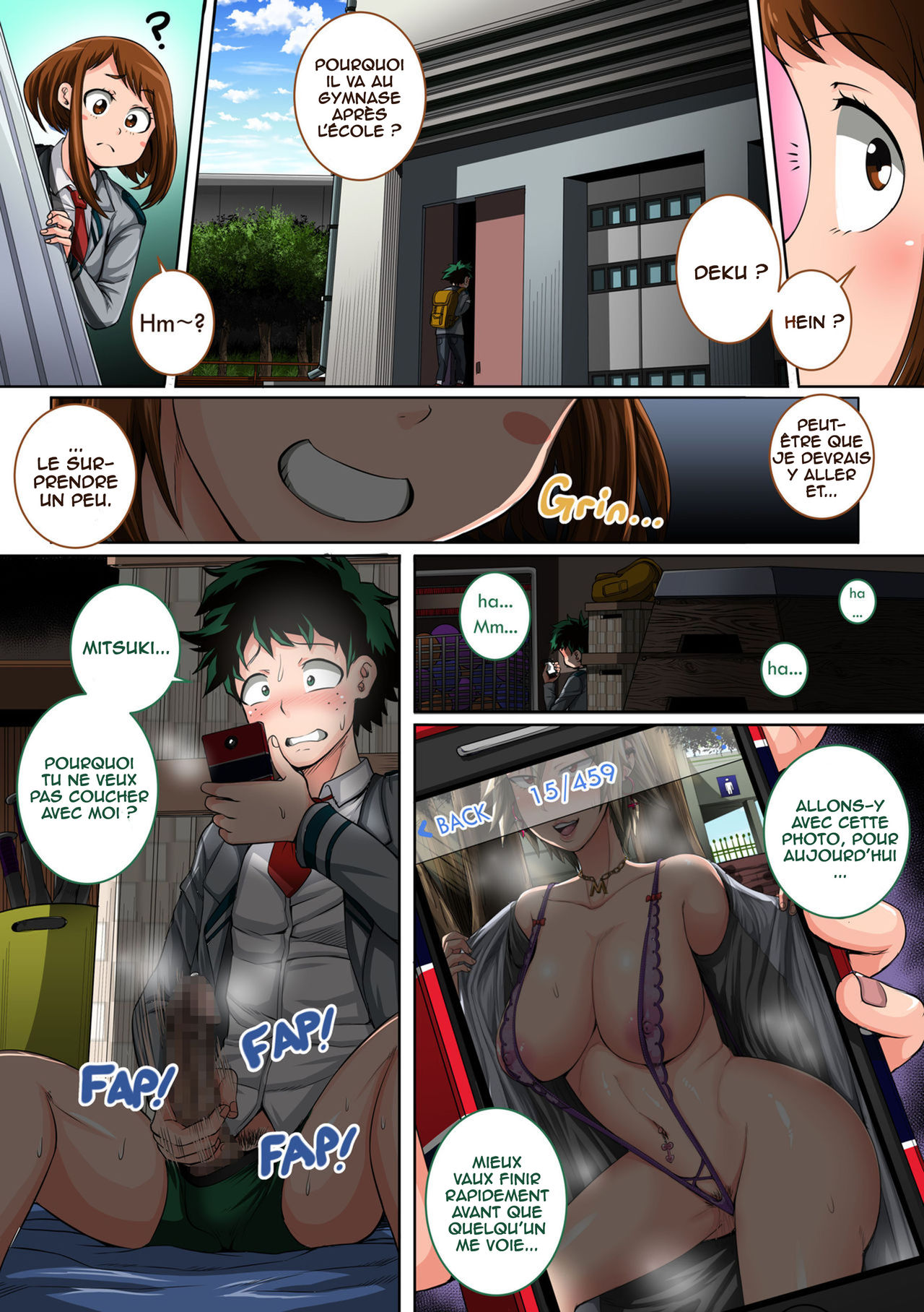 Boku no Harem Academia: 3-wa Ochako Hen "Arata na SEX Friend" page 3 full