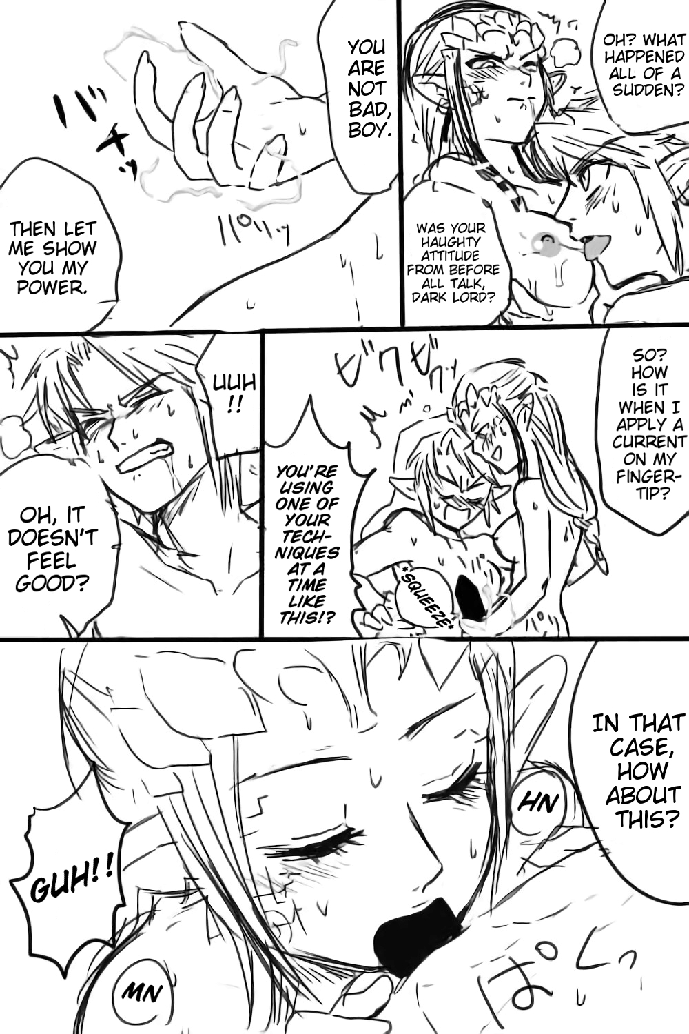 Zelda-san to Shoubu Shiyo! | A fight with Zelda! page 6 full