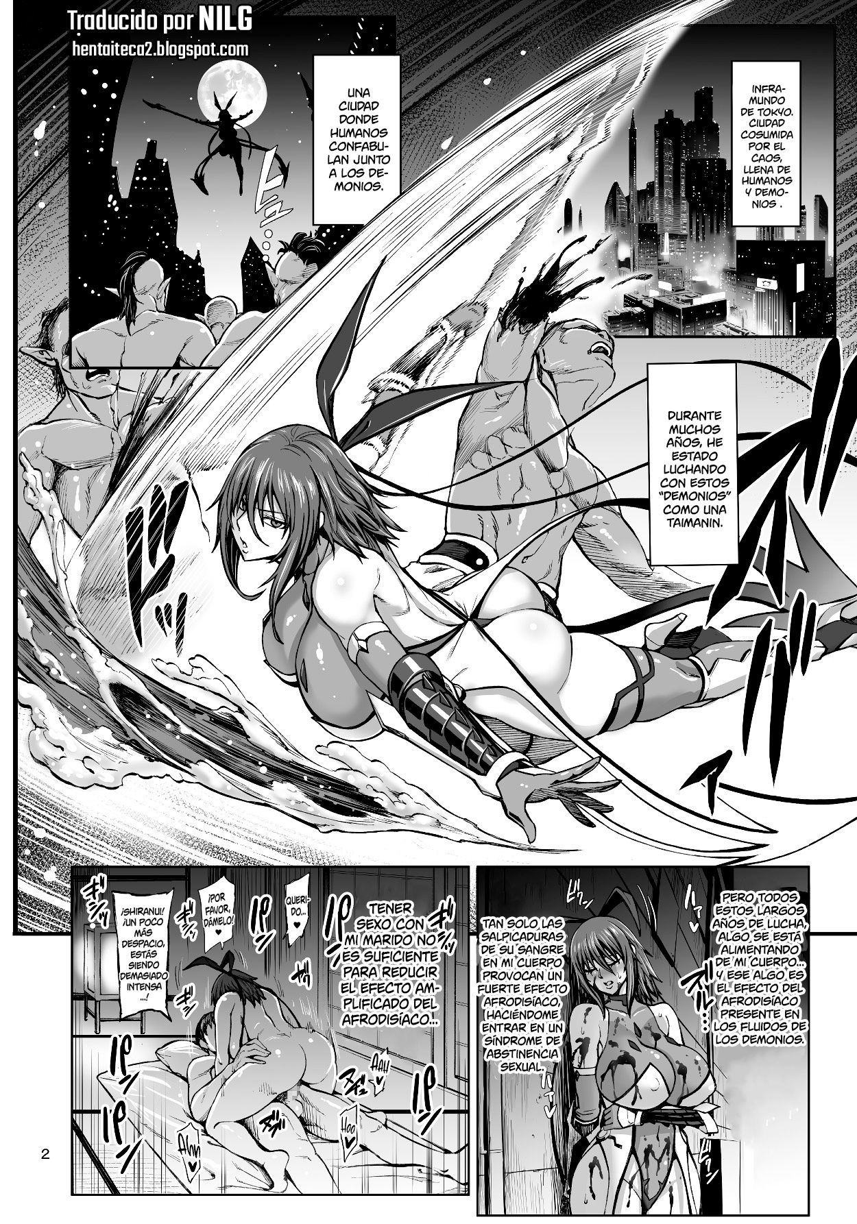Taimanin Shiranui Musume no Osananajimi ni Te o Dasu Itazura Oba-san Hen + Omake page 4 full