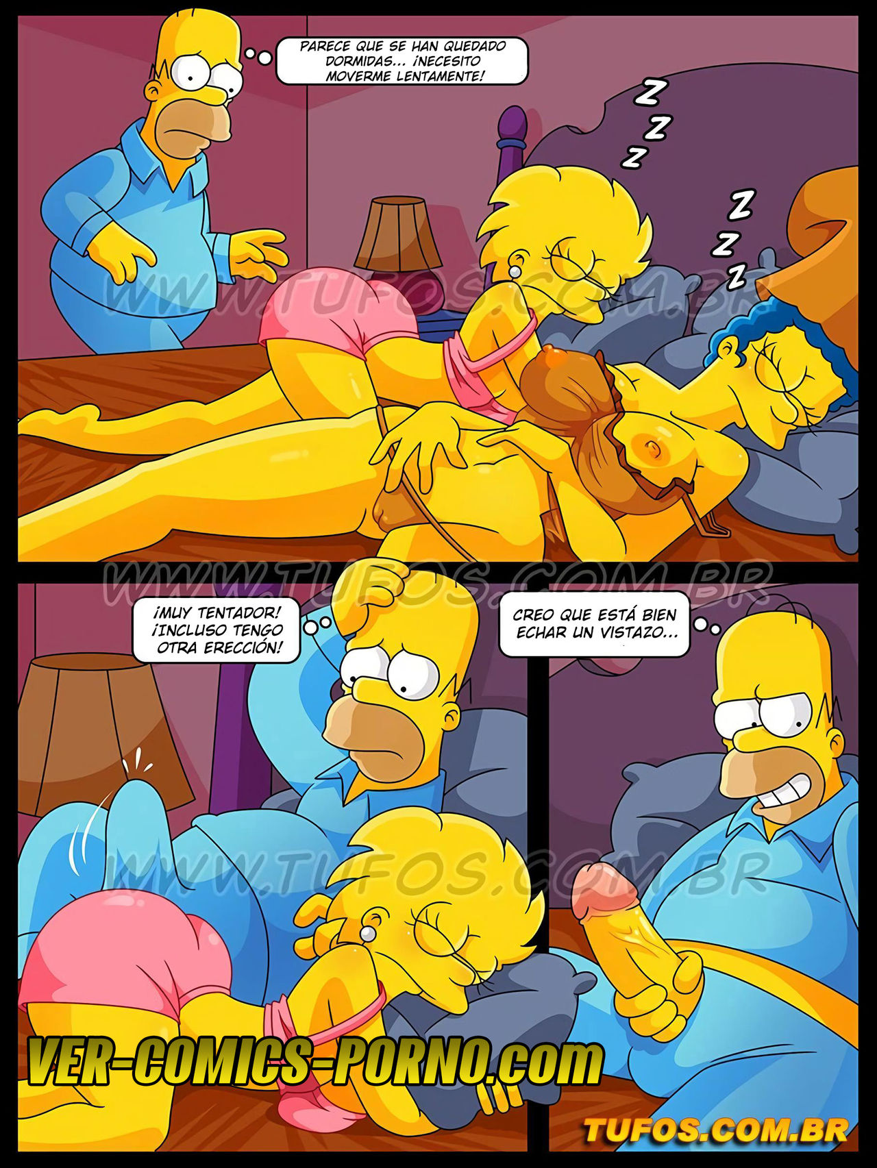 Durmiendo En La Cama De Mis Padres – Los Simpsons page 5 full