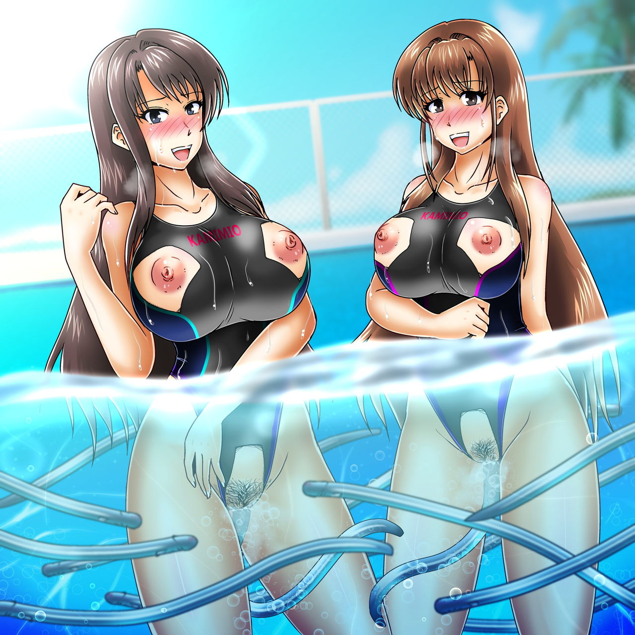 溶ける競泳水着＆ウナギプール_ユカイオリ page 10 full