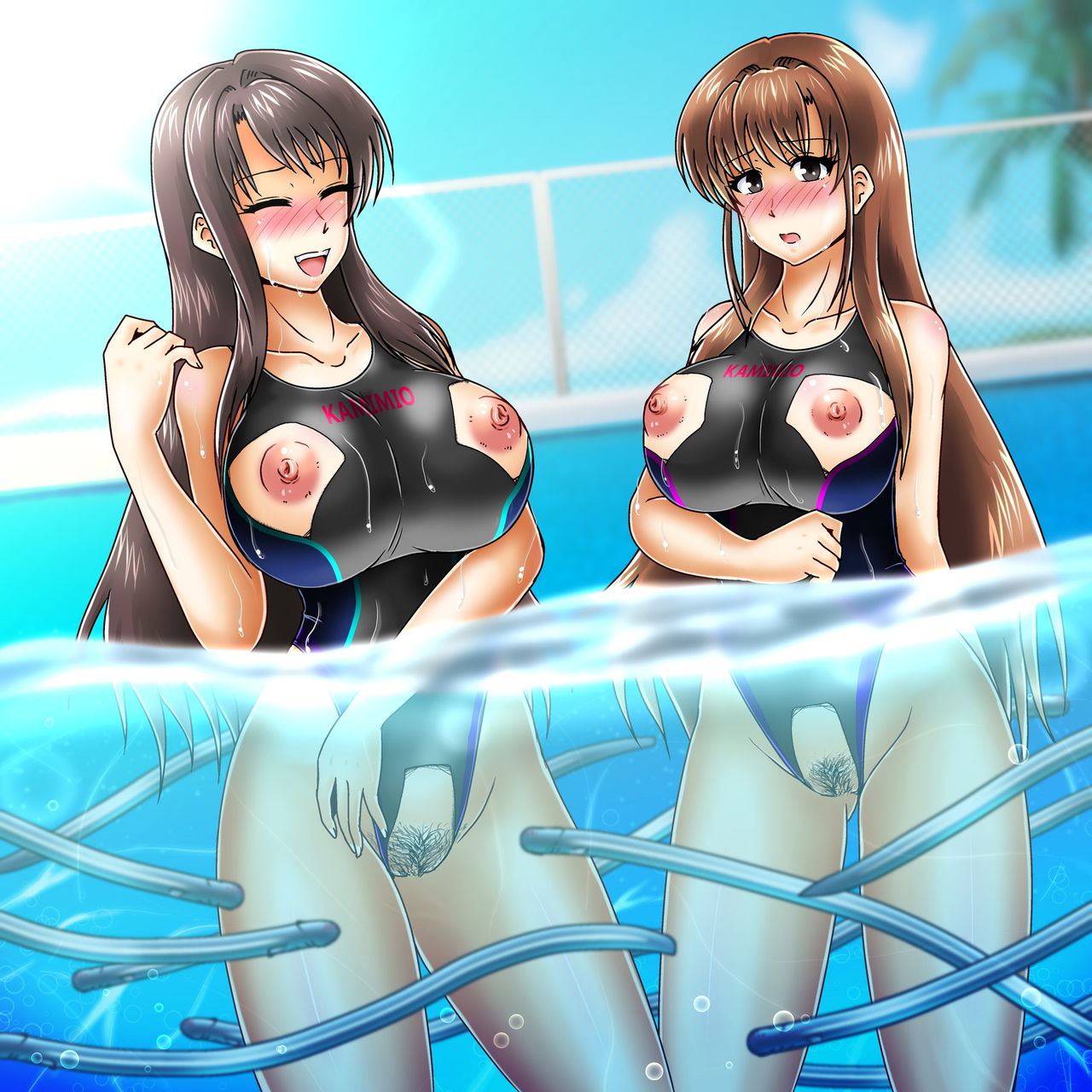 溶ける競泳水着＆ウナギプール_ユカイオリ page 9 full