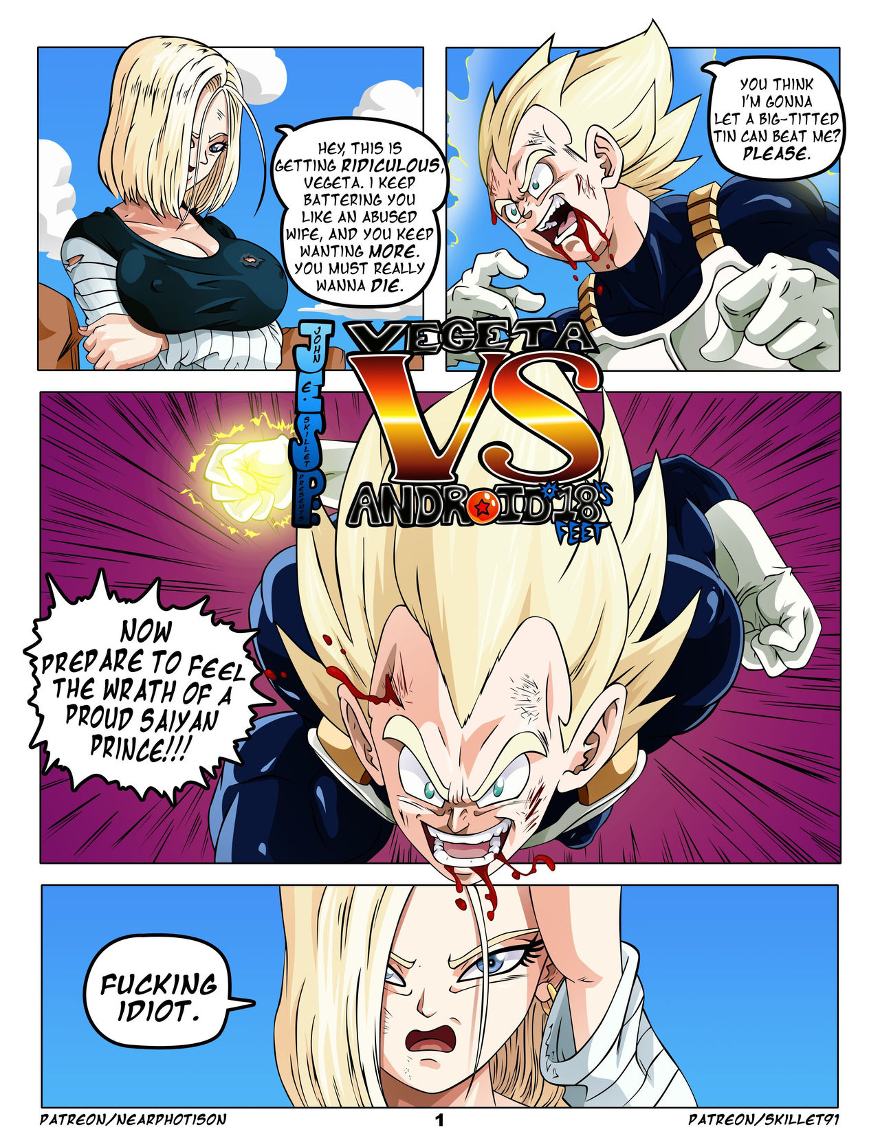 Vegeta VS Android 18's Feet page 6 full