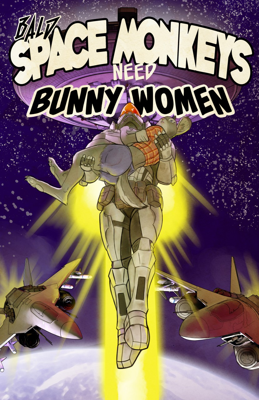 Bald Space Monkeys Need Bunny Women page 1 full