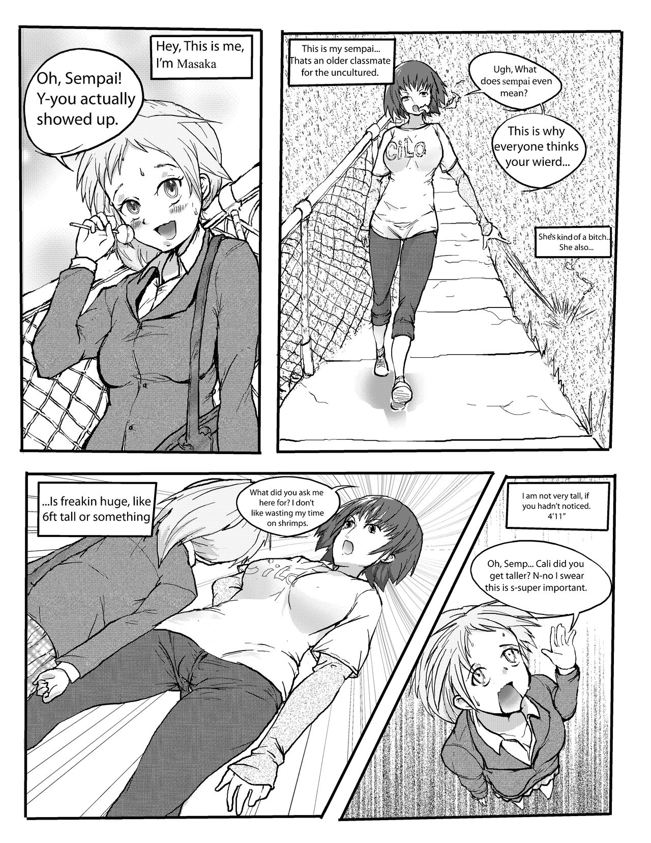 My Sempai was a huge pain page 1 full
