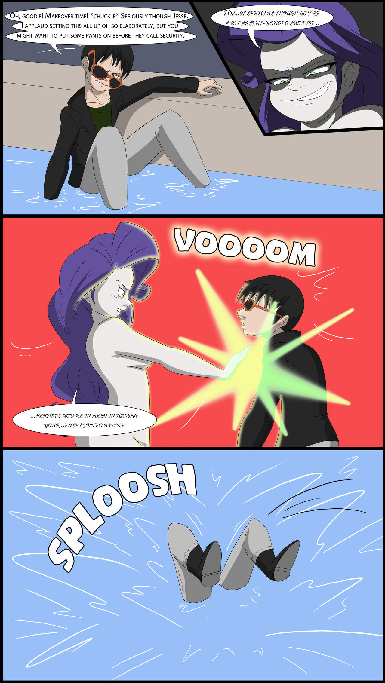 TFSubmissions - Mane Attraction MtF transformation comic page 6 full