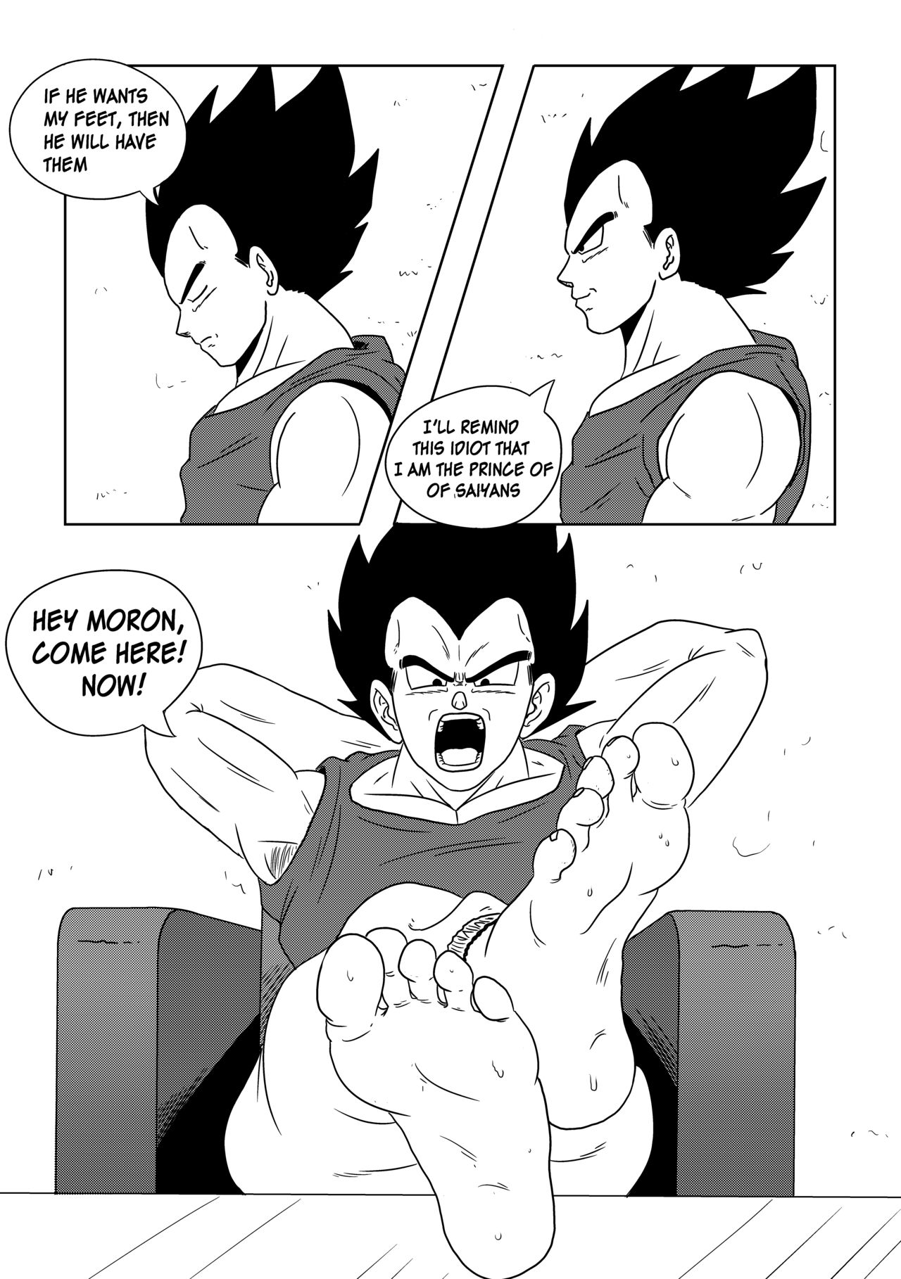 Vegeta: The paradise in his feet page 10 full