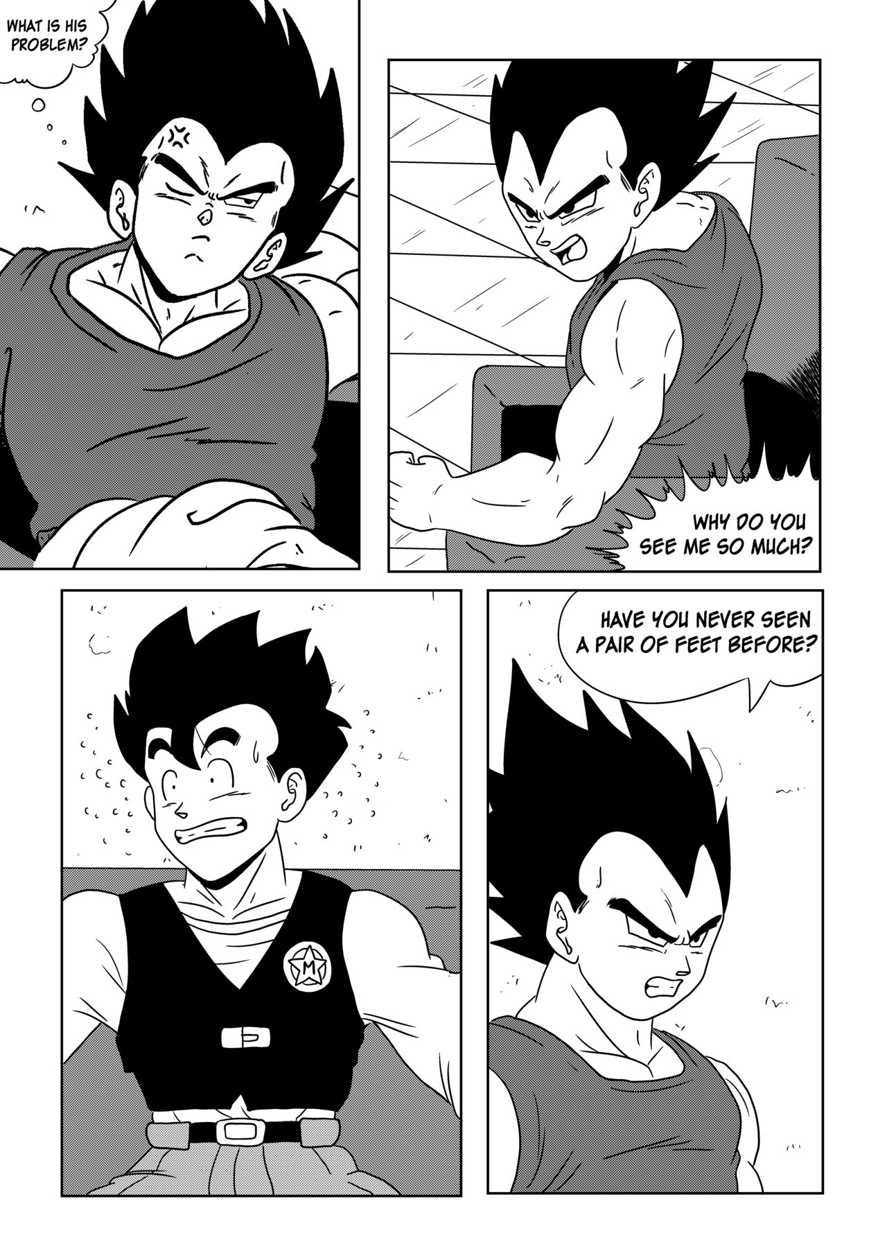 Vegeta: The paradise in his feet page 6 full