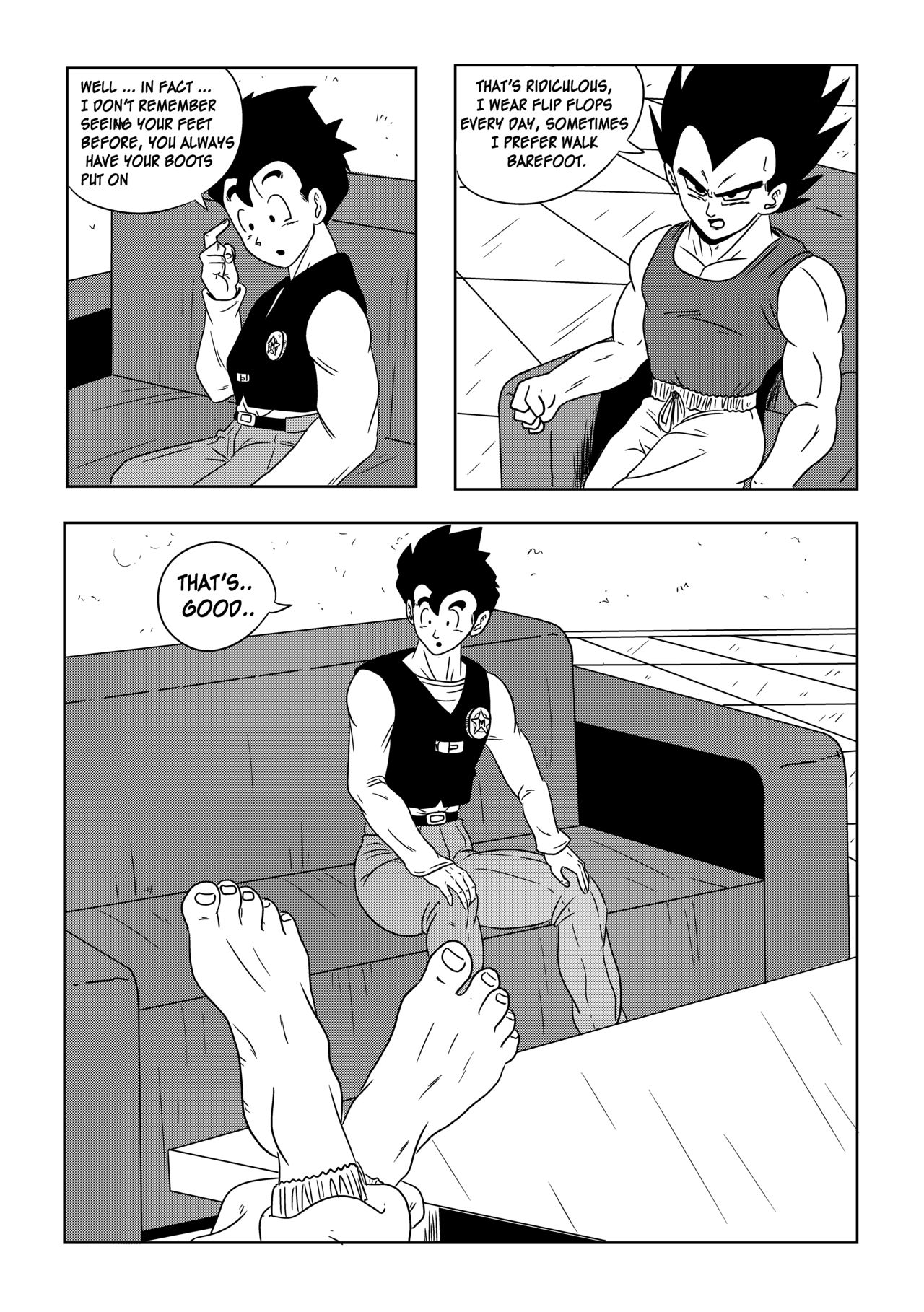 Vegeta: The paradise in his feet page 7 full