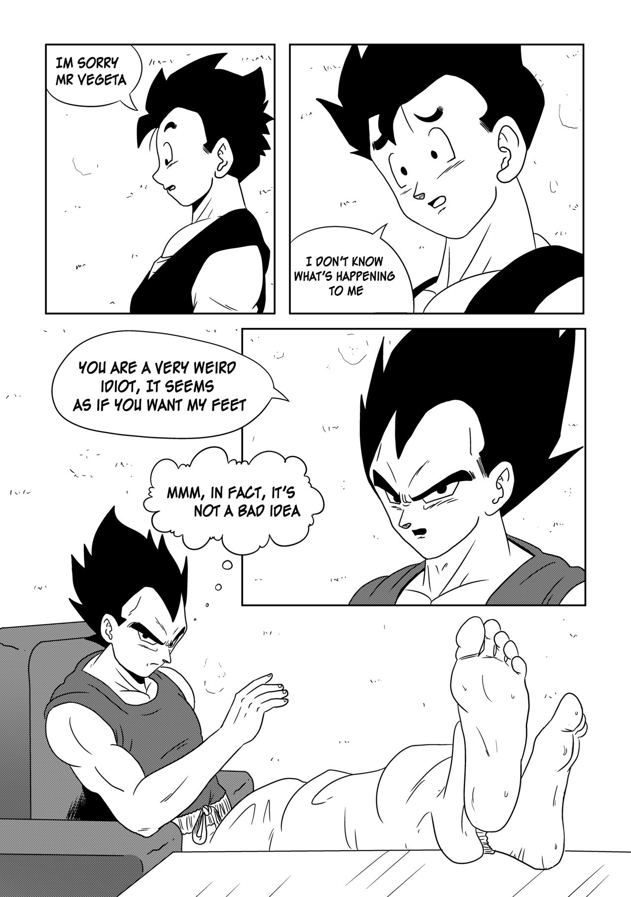 Vegeta: The paradise in his feet page 9 full
