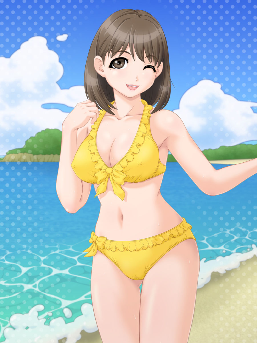 NeNe Beach - Toshiue Kanojo to Hamabe de Supponpon CG-Shuu page 8 full