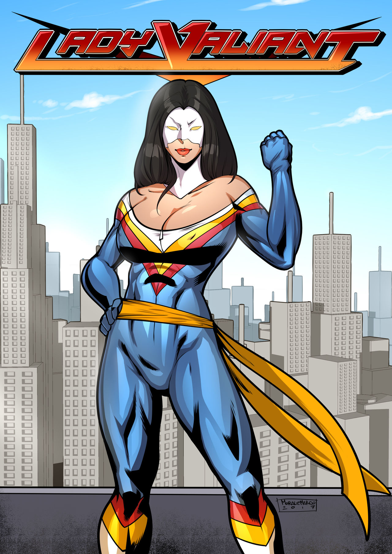 Lady Valiant Main Comic page 1 full
